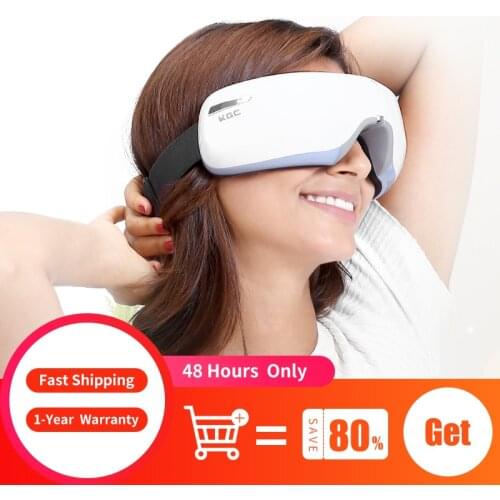 【Super Deals】Smart airbag vibration eye massager Eye Care Instrumen Heating Music Relieves Fatigue And Dark Circles