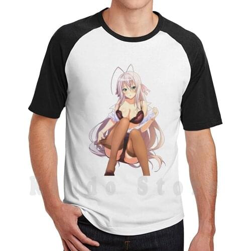 Rossweisse Boobs Panties Ecchi | High School Dxd Hentai T Shirt Cotton Men Diy Print Cool Tee Rias Gremory Highschool Dxd High