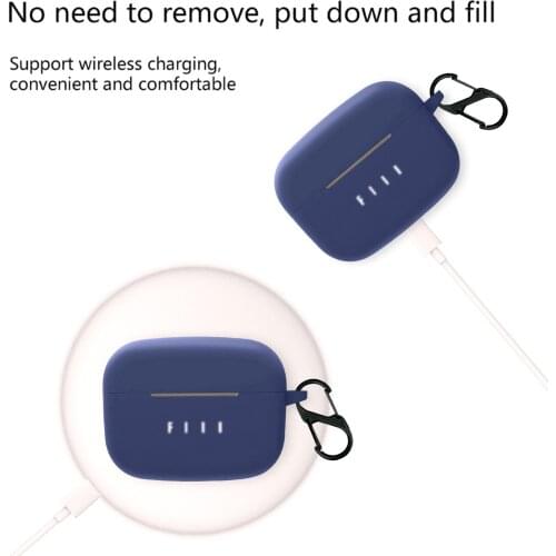 Silicone Earphone Protective Case For FILL CC PRO Wireless BT Earphone Soft Skin Sleeve Shell Anti-lost Anti-drop