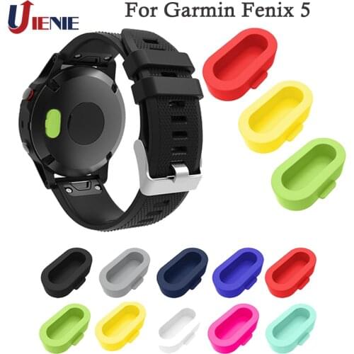 5Pcs Silicone Dustproof Protective Plugs Caps for Garmin Fenix 5 Forerunner 935 Smart Bracelet Anti-Scratch & Dust Protectors