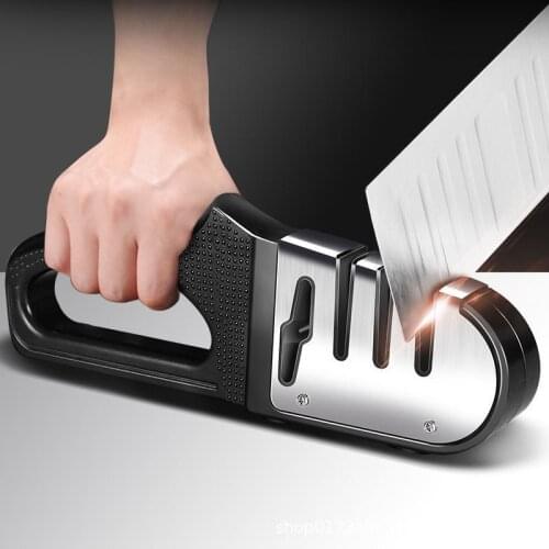 Knife Sharpener Professional Kitchen Sharpening Stone Grinder Knives Scissor Whetstone Tungsten Diamond Ceramic Sharpener Tool