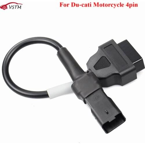 High quality OBD2 Connector for Motorcycle Motobike For Du*cati Moto OBD OBD2 Extension cable With High Quality