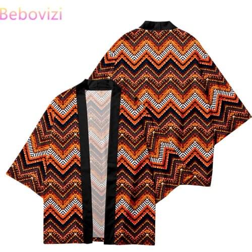 2021 Plus Size XXS-6XL Geometry Japanese Streetwear Cardigan Women Men Harajuku Haori Samurai Cosplay Kimono Top Yukata Clothes