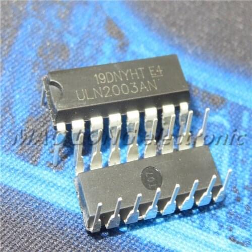 10PCS/LOT ULN2003 ULN2003AN DIP-16 Darlington Display/Interface Driver New In Stock Quality 100