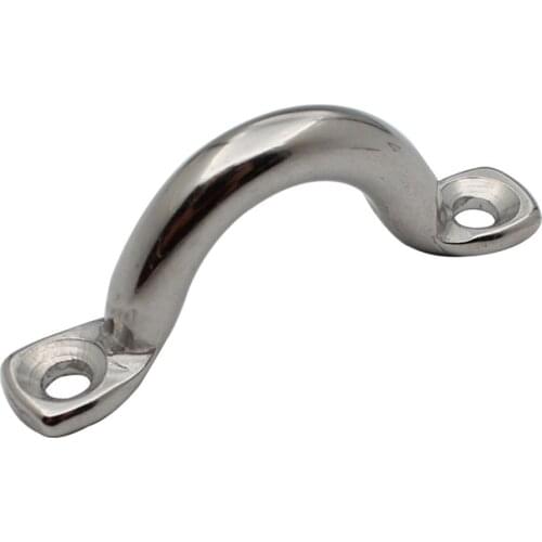 2/4/10PC Stainless Steel Wire Eye Strap Stainless Steel A4 Marine-Grade (316) Fender Hooks Canopy Hoods Water Sport Accessory