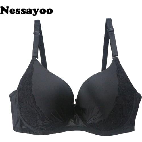 Max Cup Bras For Women Sex Push Up Underwear Size 40D 40C 40E 42C 42D 42E 44C 44D 44E Women White Brassiere Push Up Bra Lace Bra