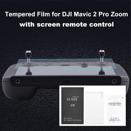 For DJI Mavic 2 Pro Zoom Tempered Glass Film Screen Protective Film Drone Remote Control With Screen Transmitter Accessories