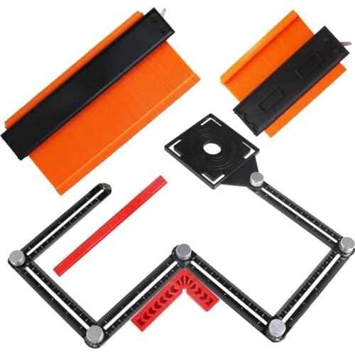 Onnfang Duplicator Angles Contour ABS Plsatic Alu Alloy Duplicator Carpentry Furniture Template Bricklayer Woodworking Tools