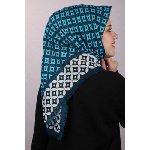 ERBİL PATTERNED LINEN FLAMLI SCARF-DESEN-07-RENK-05