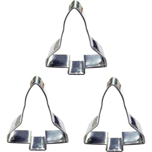 Space Shuttle shape 3 pieces biscuits cutting molds, baking tools, cake decorating soft candy tools