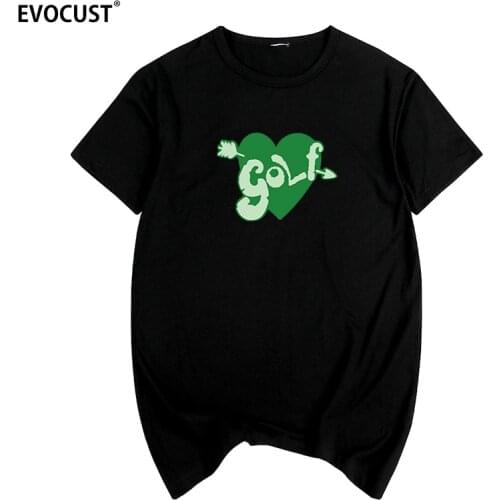 Golf Wang heart funny Flower Le Fleur logo Tyler The Creator rapper hip hop T-shirt Cotton Men T shirt New TEE TSHIRT Womens