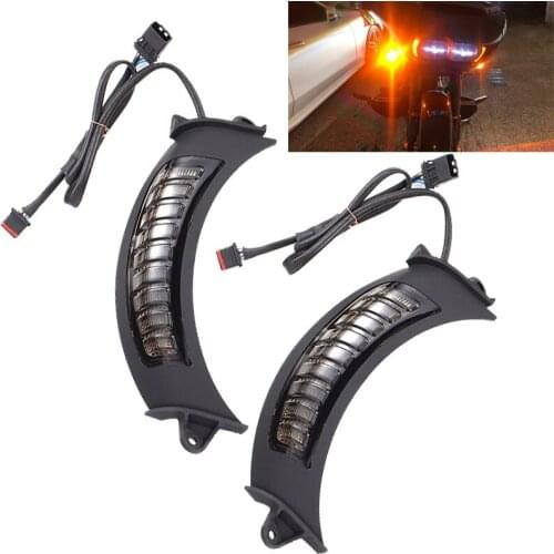 Motorcycle Lamp New for Road Glide Front Led Turn Signal Light with White DRL For 2015-2020 Road Glide Led Turn Signal Lights