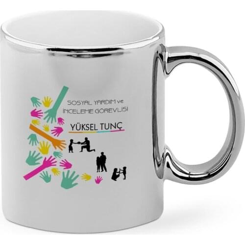 Personalized Professional Social Assistance and Review Guard Chrome Mug Cup-1