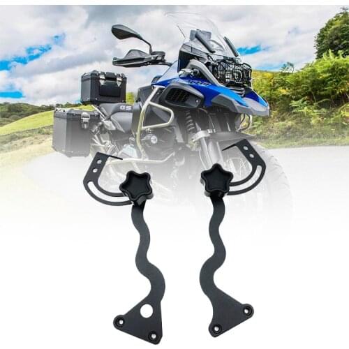 Left & Right Windshield Windscreen Adjustable Bracket Mounting Holder Hard For BMW R1200GS LC ADV R 1200 GS Adventure 2014-2019