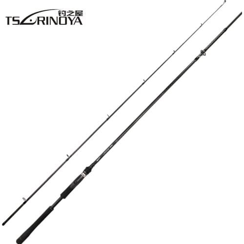 TSURINOYA TYRANTS 802M 902M FUJI Accessory Bass Rod Long Distance Throw Spinning Rod 2.4M Carbon Fiber Carp Fishing Rods Pole