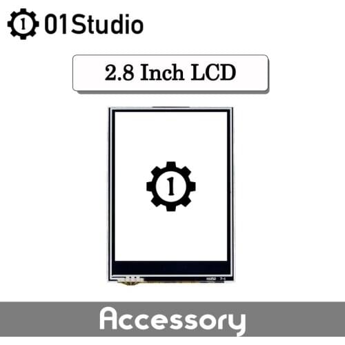 01Studio 2.8‘’ Inch LCD Display Screen Resistive Touch for K210 Development Board Micropython Accersory