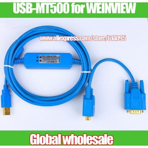 1pcs Data Programming Cable USB-MT500 for WEINVIEW MT506M / MT506T / MT508T / USB TO RS232 ADAPTER