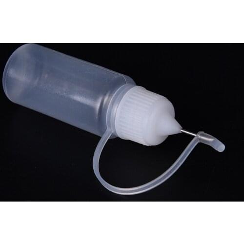 1PCS Empty Plastic Needle Bottle Ego Travel Dropper Juice Eye Liquid Container solvents light oils eye drops saline 10ml