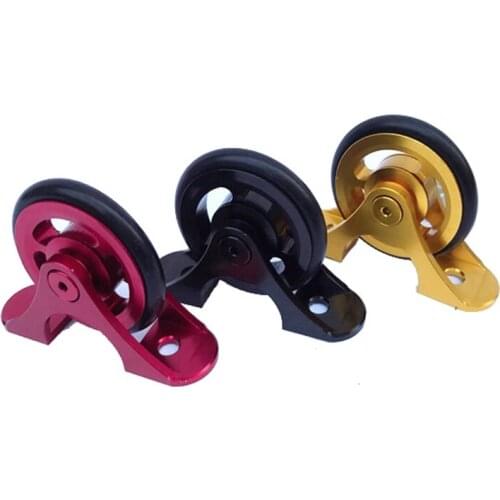 1 Pcs Folding Bike Easy Wheels Bike Single Mudguard Fender Wheel Rollers for Brompton