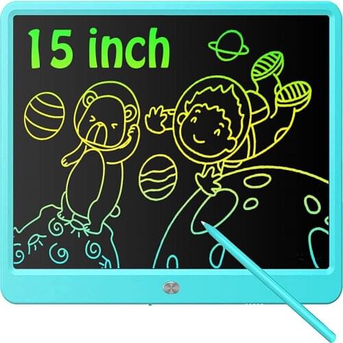 15Inch LCD Writing & Drawing &Message Tablet Doodle Board Toys Smart Paper For Kids & Adults Birthday Gift With Colorful Stylus