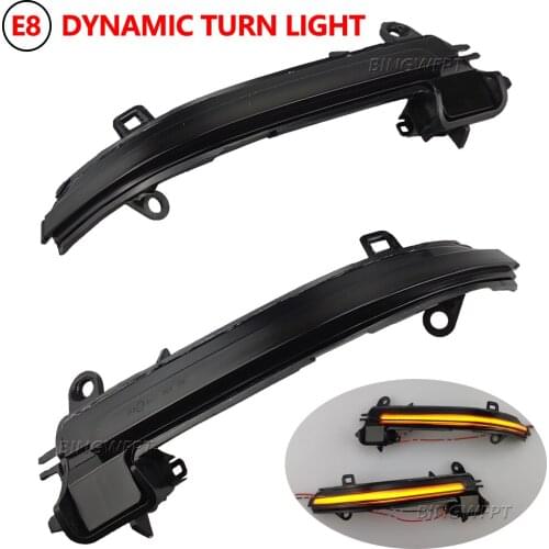 2PCS For BMW F20 F30 F31 F21 F22 F23 F32 F33 F34 X1 E84 F36 1 2 3 4 Series F87 M2 Dynamic Blinker Turn Signal LED Mirror Light