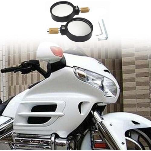 2Pcs Rearview Mirrors Replacement Anti-scratch Compact Motorcycle Handlebar Rear Mirrors for Motorbikes Side Mirrors retrovisor