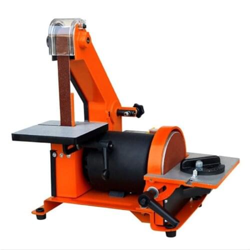 220V/50Hz Household Sand Plate Sand Belt Machine Multifunctional Grinding Machine Metal Polishing Machine