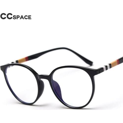 49311 Plastic Titanium Glasses Frames Acetate Legs Stripes Men Women Optical Fashion Computer Glasses