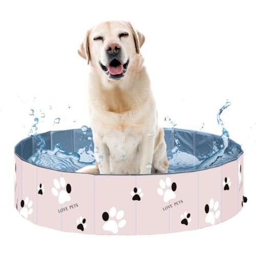 Pet Pool Dog Pet PVC Folding Bathtub Basin Bathing Swimming Pool Portable Dog Bath Pet Bathing Tub For Dogs Cats Pet Shower