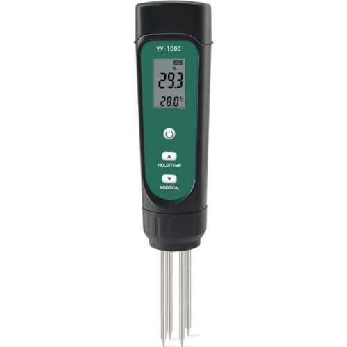 3 in 1 Digital Soil EC Moisture Temperature Meter Humidity Tester LED Display Remove Probes Test Analyzer