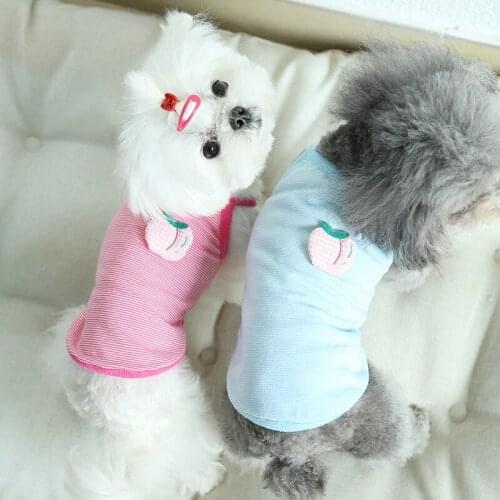 Cheap Pet Dog Clothes Summer Cat Dog Vest Skirt Doggie Puppy Yorkshire Terrier Pomeranian Bichon Costume Dropship Dog Clothing