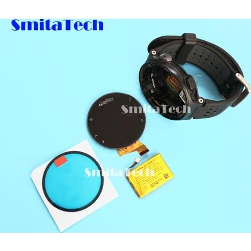For Garmin Forerunner 235 GPS watch back cover case with Band Strap, lcd screen with glass display ,battery,Double-sided tape
