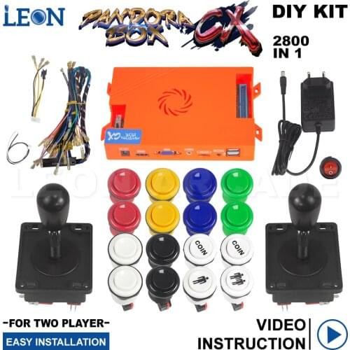 Hd 720p Coin Pusher Game Machine Pandora Arcade Console Vewlix Happ Arcade Buttons Kit Joystick Arcade Jamma Cga Vga Hdmi Output