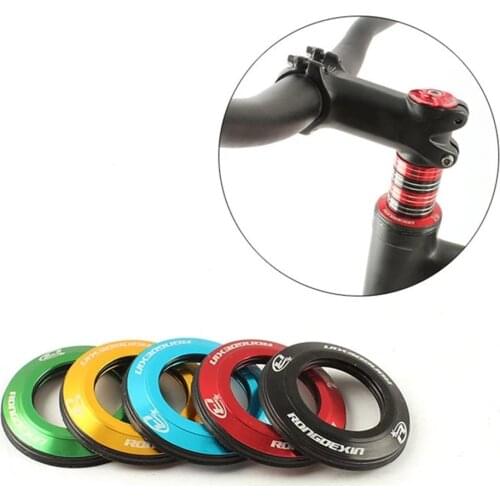 Bicycle Headset Cap 28.6mm Universal Diameter MTB Mountain Bike Top Shell Flat Cover CNC Metal O-ring Seal