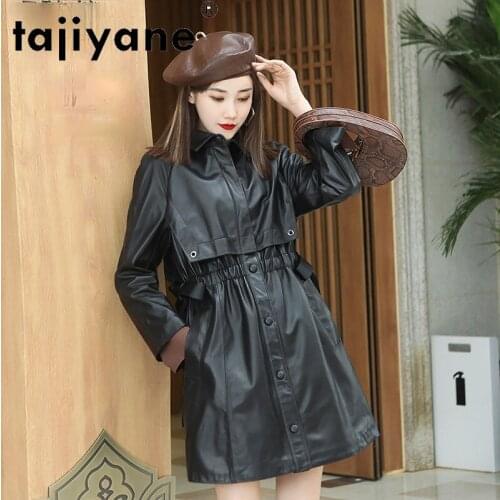 Genuine Leather Jacket Real Sheepskin Korean Style Jackets Woman Coat Female Autumn Clothes Slim Coats Casaco Couro 2021 HLY02