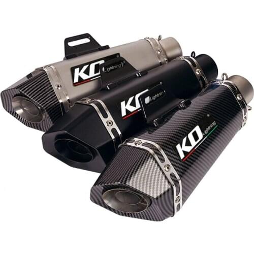 Motorcycle Exhaust System Baffles Muffler Silencer DB Killer Tip Escape for Universal Ninja 300 CBR650F CB300R