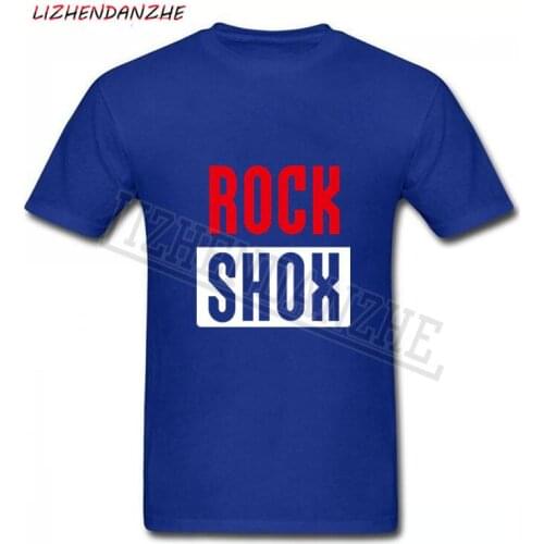 Men t-shirt ROCK SHOX Logo tshirts man t shirt Moutain MTB for Biker Bicycler tee-shirt male cotton top tees drop shipping 023