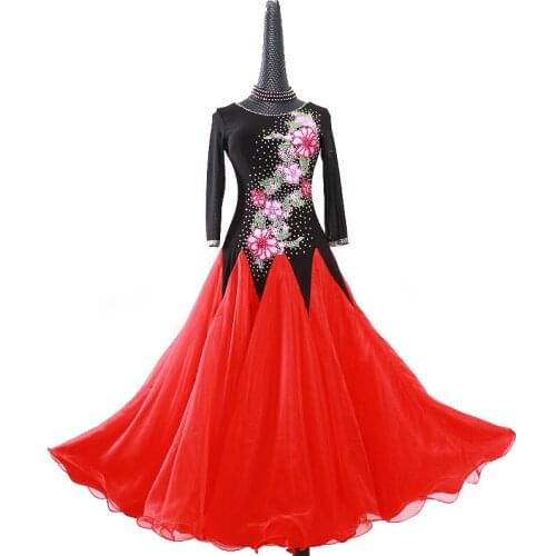 Customize New ballroom dance dress standard ballroom waltz dresses ballroom dance competition dresses custom made LXT1001