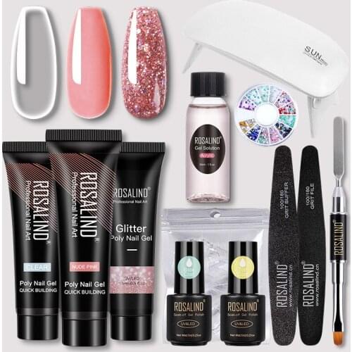 New Arrivals French Style Nail Art Gel Polish Set Spring Charming Colors Manicure Set Gitter Fashion Nail Polish Manicure Kits