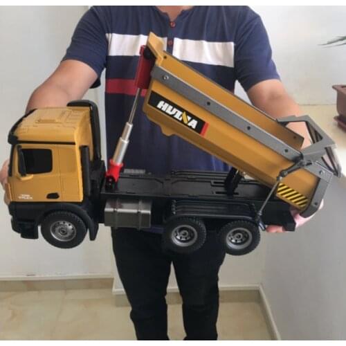 The new 10 CH 2.4G remote control dump truck soil truck dump truck dump truck toy construction transport truck 574