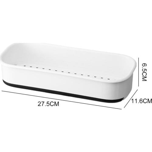 Bathroom Bathroom Shelf No-Punch Wall Mounted Storage Rack Shower Kitchen Storage Rack Home and Garden Tool Storage Supplies