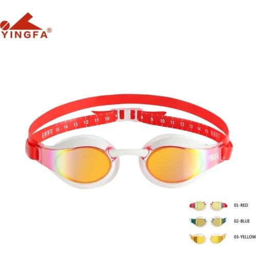 Yingfa New Professional Anti-Fog UV Protection Adjustable Swimming Goggles Men Women Waterproof silicone glasses adult Eyewear