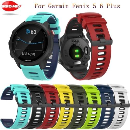 Smart Watch Band Straps For Garmin Fenix 5 6 Plus Forerunner 935 945 Quick Release Strap For Xiaomi Stratos 2 Silicone Bracelet