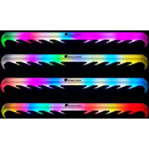 RGB RAM Heatsink Durable Practical Multi-functional Classic Desktop PC DDR DDR3 DDR4 Memory Cooling Heat Spreader Cooler