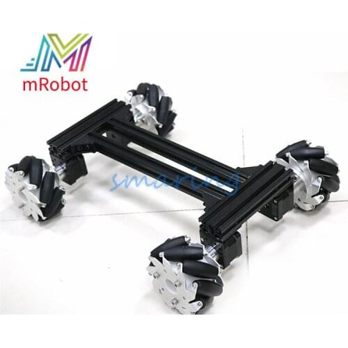 Robot Car Chassis with 4Pcs Motor Mecanum Wheels 12V High Torque Motor for Arduino