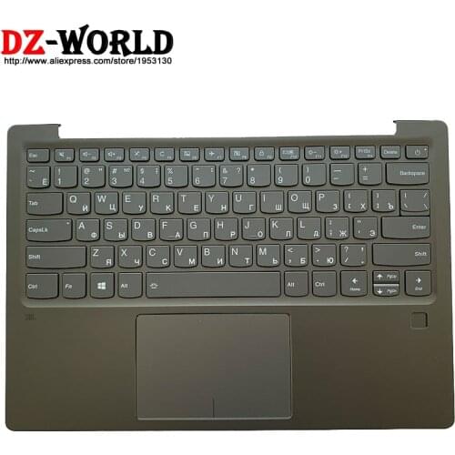 Russian Backlit Keyboard with Shell C Cover Palmrest Upper Case and Touchpad FPR for Lenovo 720S-13 IKB ARR Laptop 5CB0P18924