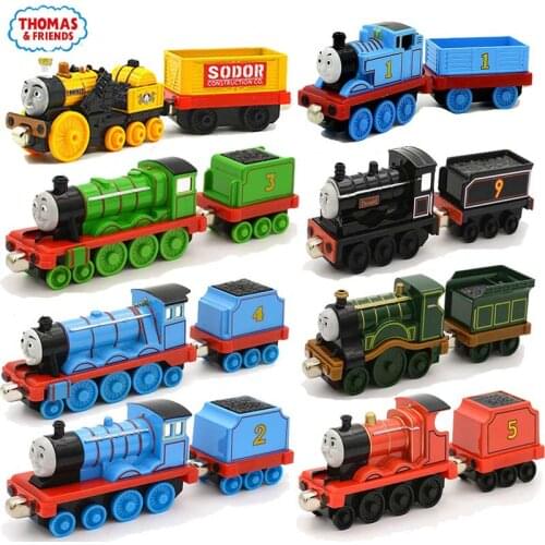 Thomas And Friends Edward Donald Spencer Stephen Gorden Emily Percy Set Magnetic Trains Carriage Kids Toys Christmas gifts