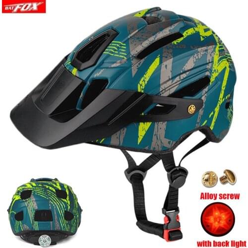 BATFOX MTB Road Bike HelmetBicycle Cycling Helmet Ultralight EPS+PC Cover Integrally-mold Cycling Helmet Cycling Safely Cap