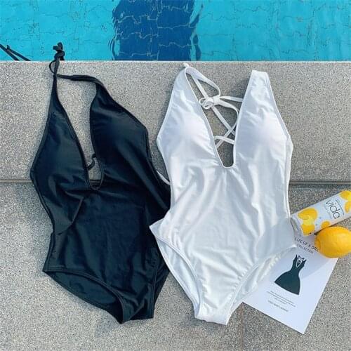 Swimsuit Female Women Beachwear Push Up One Piece Bodysuit New Backless Sexy High Waist Bikini Print Polyester Sierra Surfer