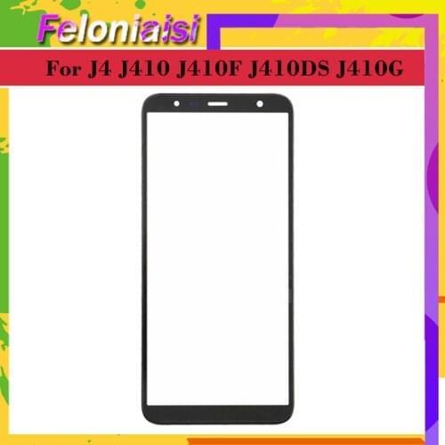 10Pcs/lot Touchscreeen For Samsung Galaxy J4 Core J410 J410F J410DS J410G Front Outer Glass Touch Screen Lens Replacement 6.0"